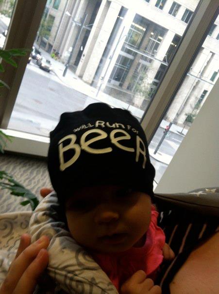 Edie with her expo swag