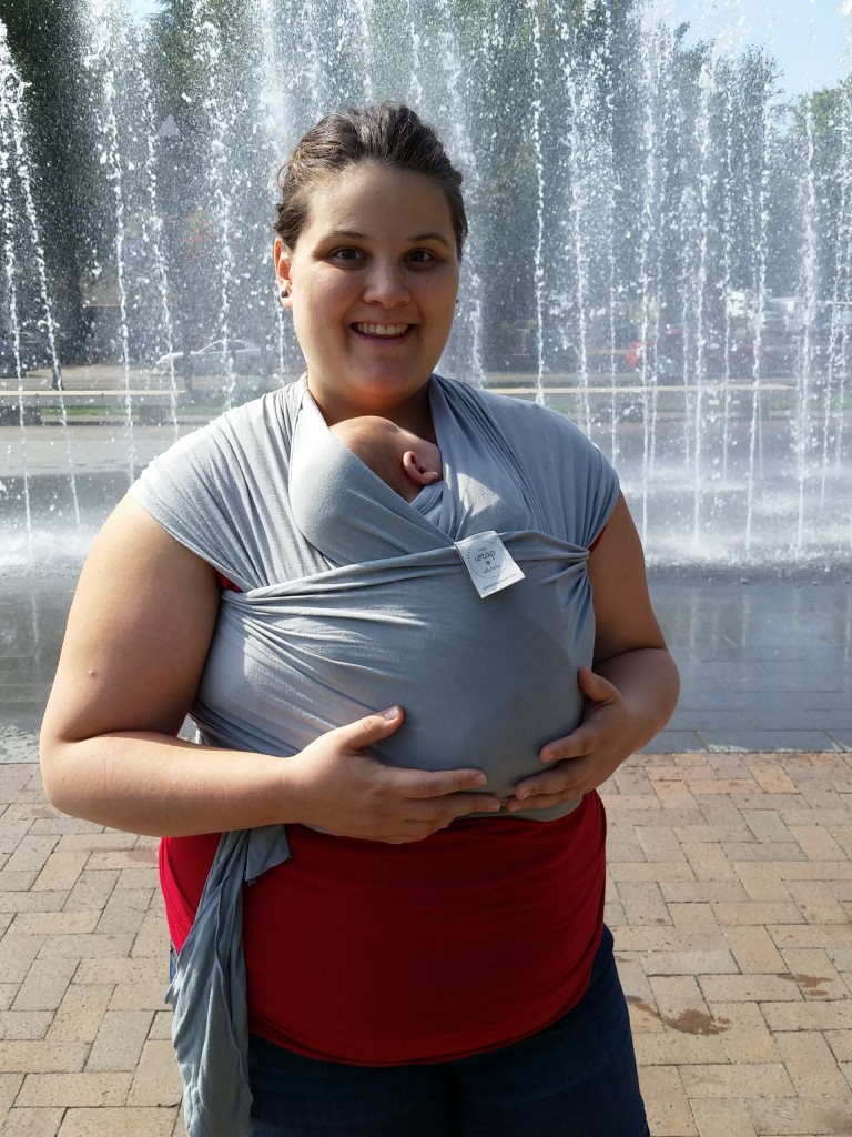 solly wrap newborn carry