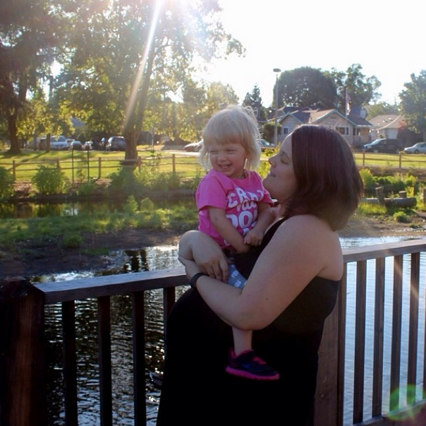 39w2d and one of our last family of three trips to feed the ducks