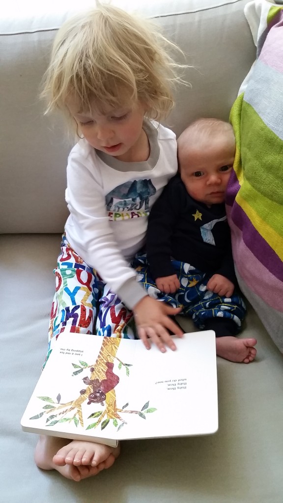 eric carle gymboree edith reading to alder