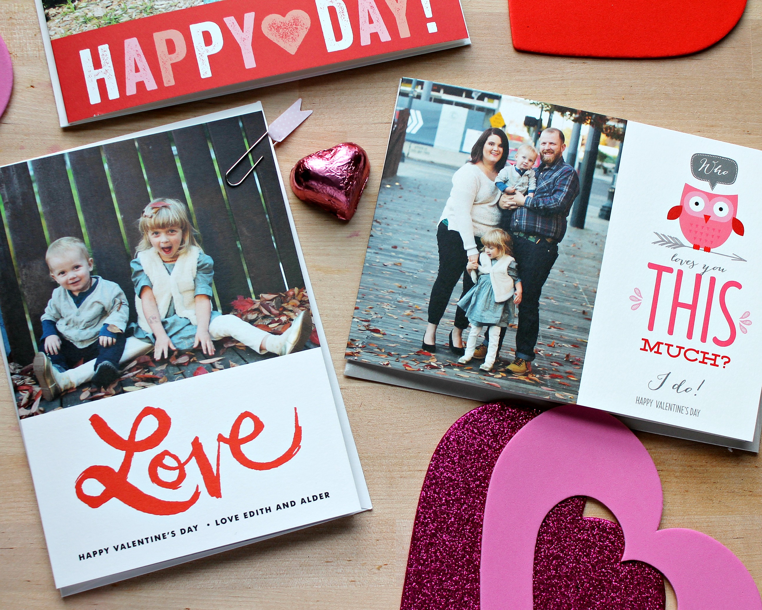personalized valentines day card